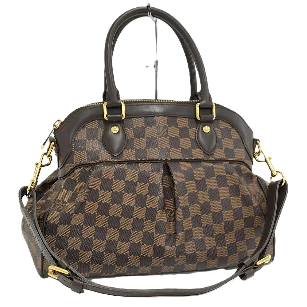 Louis Vuitton Trevi Shoulder Bag Damier Ebene Brown